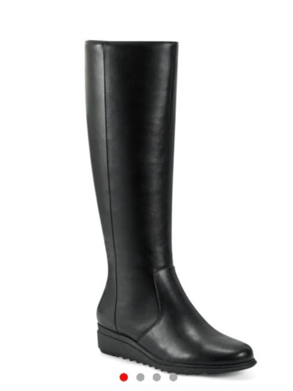 Easy Spirit Black Knee-High Wedge Boot